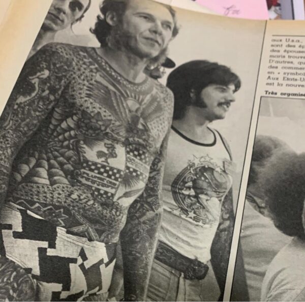 First Texas Tattoo Convention 1976 - Lyle Tutttle -Dana Brunson