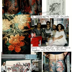 Tattoo Artist Horikin Mitsuaki Ohwada-Yokohama Japan President Tattoo Club of Japan-Vintage Tattoo Photograph