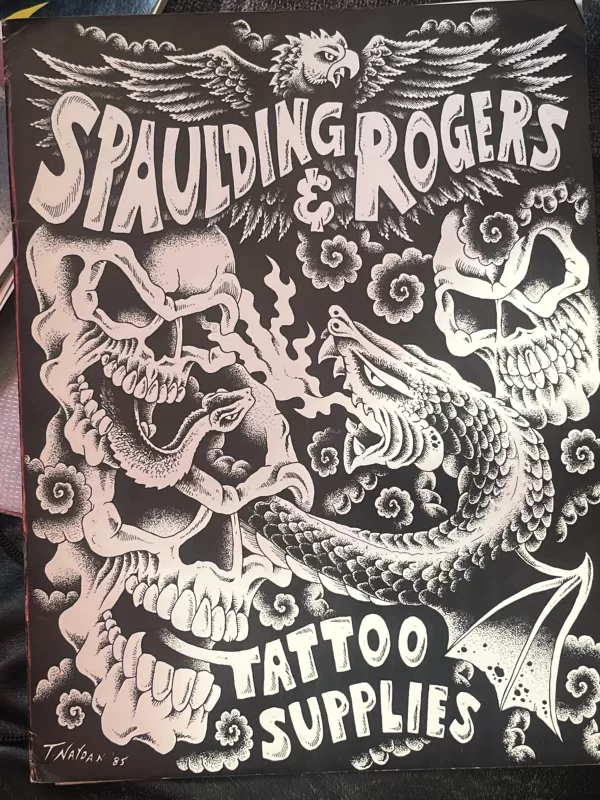 Spaulding and Rogers 1985 Vintage Tattoo Supply Catalog Supplement