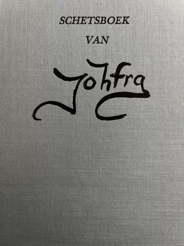 Schetsboek van Johfra 1978- No Dust Jacket