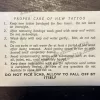 Lou Normand Vintage Tattoo Business Card Back