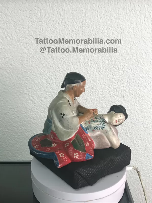 Rare 1928 Hakata Tattoo Doll - Shunga