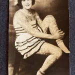 Tattooed Lady Betty Broadbent Circus Sideshow Act 1934