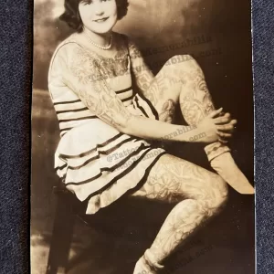 Tattooed Lady Betty Broadbent Circus Sideshow Act 1934