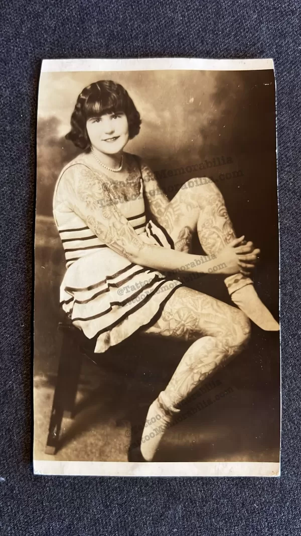 Tattooed Lady Betty Broadbent Circus Sideshow Act 1934