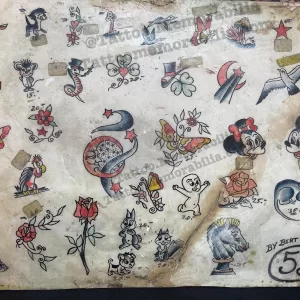 Vintage Bert Grimm Tattoo Flash