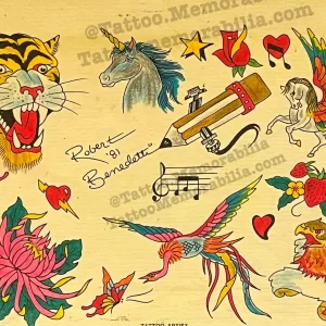 Tattoo Flash Robert Benedetti 1981