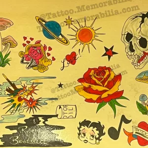 Vintage Tattoo Flash Robert Benedetti 1981