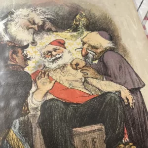 Santa Claus Getting Tattooed 1902