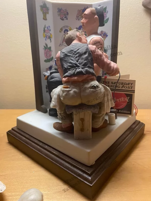 The Tattooist Norman Rockwell Statue