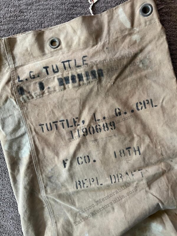 Lyle Tuttle Duffel Bag US Marines Vintage