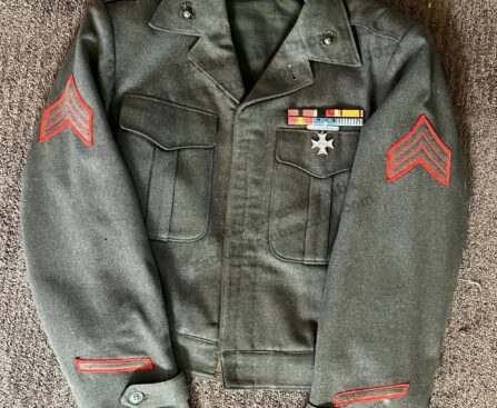 Lyle Tuttle Marine Uniform with Military Medals- Vintage Tattoo History