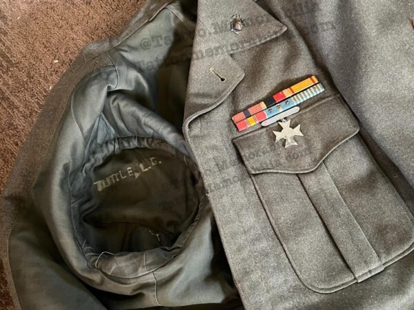 Lyle Tuttle`s Marine Uniform with Military Medals