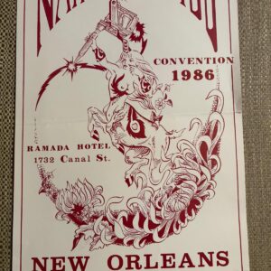 1986 National Tattoo Convention - New Orleans Poster