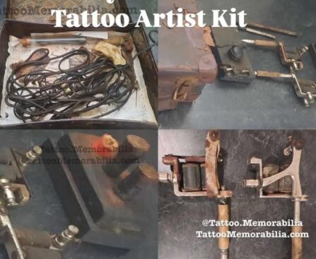 Antique Tattoo Artist Travel Kit