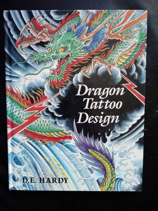 Dragon Tattoo Design book by Don Ed Hardy Rare 1st Edition 1988