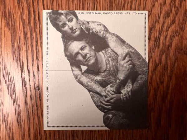 Lyle Tuttle Tattoo Artist Business Card 1982