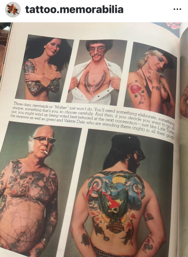 Vintage 1976 Esquire Magazine- First Houston Tattoo Convention - Image 3