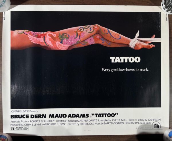 Original Theater Poster Movie "Tattoo" 1980