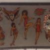 Al Kemp Tattoo Artist Vintage Tattoo Flash-Pin Up Girls