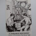 "A Sailors Souvenir" Vintage Tattoo Postcard-Painless Jeff Baker Tattoo Artist 1965