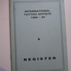 International Tattoo Artists Register 1989-1990