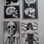 Mike Malone Skulls Card Set 1980‘s