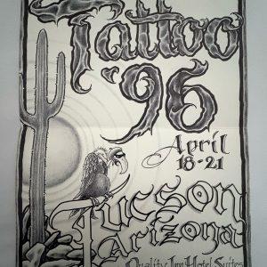 National Tattoo Association Tattoo Convention Poster Jack Rudy 1996