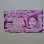 Sailor Moses Tattoo Artist Business Card Vintage 1987