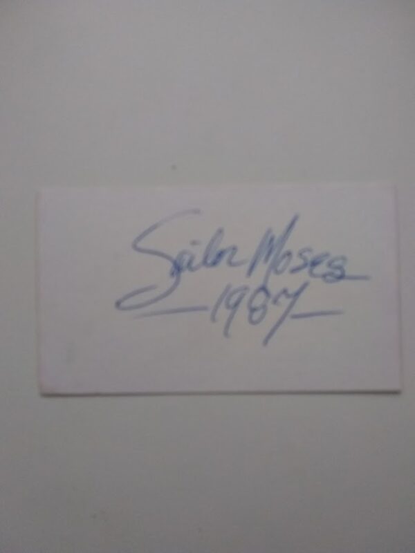 Sailor Moses Tattoo Artist Business Card Vintage 1980`s