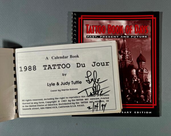 attoo Book Of Days Lyle Tuttle 1987