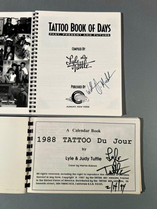 attoo Book Of Days Lyle Tuttle 1987