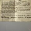 1972 Cliff Raven Vintage Tattoo Care Instructions - English / Spanish