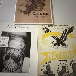 National Tattoo Association Newsletters July 1983 - 2018