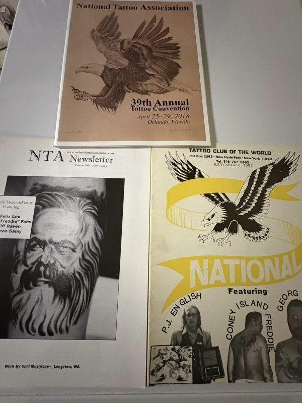 National Tattoo Association Newsletters July 1983 - 2018
