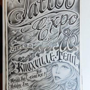 1986 National Tattoo Association-Poster-Jack Rudy