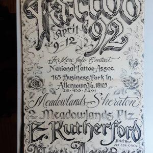 1992 National Tattoo Association-Poster-Jack Rudy
