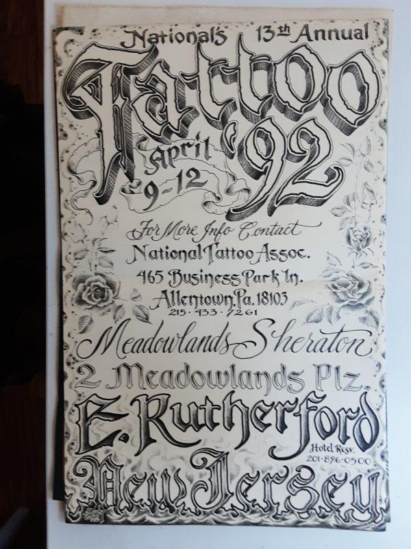 1992 National Tattoo Association-Poster-Jack Rudy