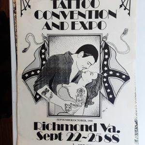 1988 Tattoo Life Magazine Convention Poster