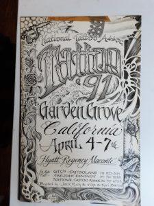 1991 National Tattoo Association-Poster-Jack Rudy