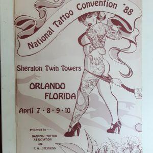 1988 National Tattoo Association-Poster-P. A. Stephens