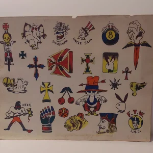 vintage tattoo flash