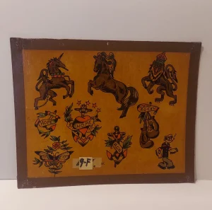 1961 Trevor Hodge Vintage Tattoo Flash