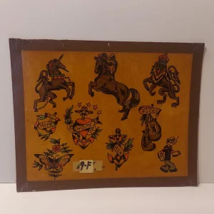 1961 Trevor Hodge Vintage Tattoo Flash