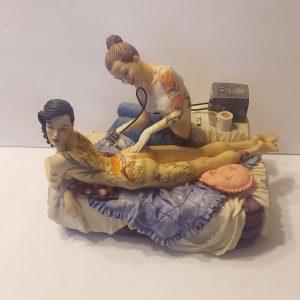 Tattoo Artist Statue-Vintage Tattoo Decoration
