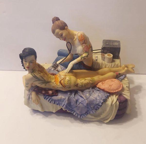 Tattoo Artist Statue-Vintage Tattoo Decoration