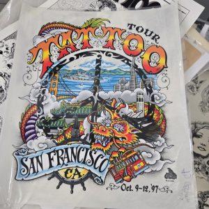 Tattoo Tour 1997 San Francisco-Signed JD Crowe