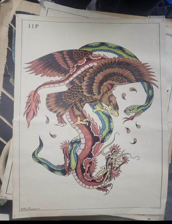 Vintage Tattoo Flash 1982 Spaulding & Rogers