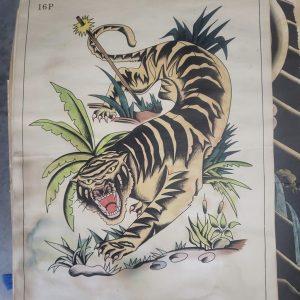 Vintage Tattoo Flash 1982 Spaulding & Rogers 16P