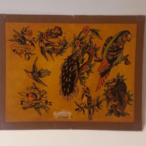 1961 Trevor Hodge Vintage Tattoo Flash